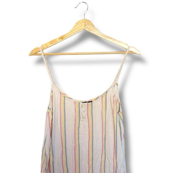 Volcom Women's Multicolor Stripe Cover-Up Shift Dress Size Medium - Picture 5 of 9